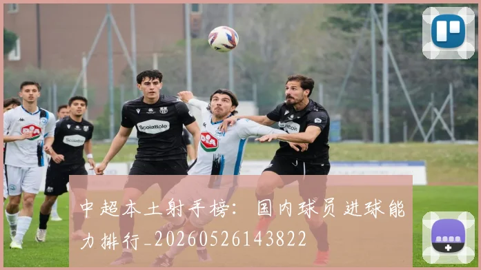 中超本土射手榜：国内球员进球能力排行_20260526143822